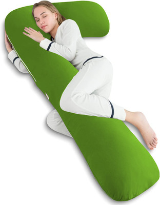 Texlux Microfibre Solid Pregnancy Pillow Pack of 1(Light Green)