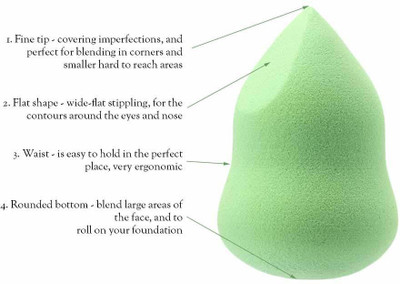 Herrlich sponge dry use is suitable for powder makeup