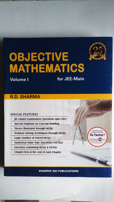 Objective Mathematics By R.D Sharma
for Jee Main (Set Of 2 Volumes)(Paperback, R.D Sharma)