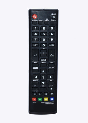 J.K. WEBSHOP Remote Compatible for LG LCD/LED/3D Plasma TV Remote Controller(Black)