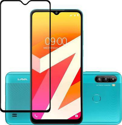 VISHZONE Edge To Edge Tempered Glass for LAVA Z6(Pack of 1)