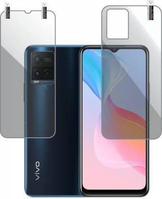 PONDRIK Front and Back Screen Guard for VIVO Y21A(Pack of 2)