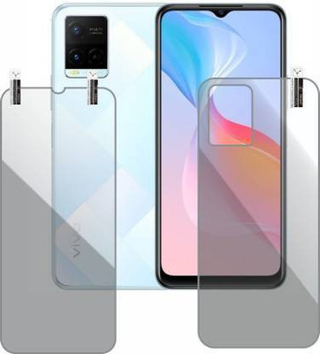 PONDRIK Front and Back Screen Guard for VIVO Y21T(Pack of 2)