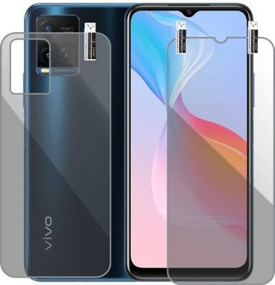 PONDRIK Front and Back Screen Guard for VIVO Y21A(Pack of 2)