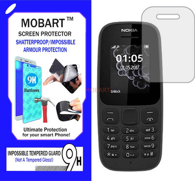 MOBART Impossible Screen Guard for NOKIA 105 2017(Pack of 1)