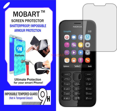 MOBART Impossible Screen Guard for NOKIA 222(Pack of 1)