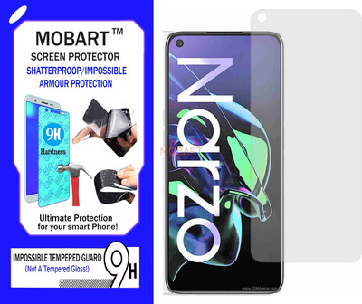 MOBART Impossible Screen Guard for REALME NARZO(Pack of 1)