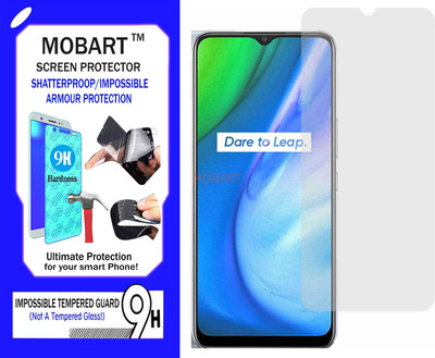 MOBART Impossible Screen Guard for REALME Q2I(Pack of 1)