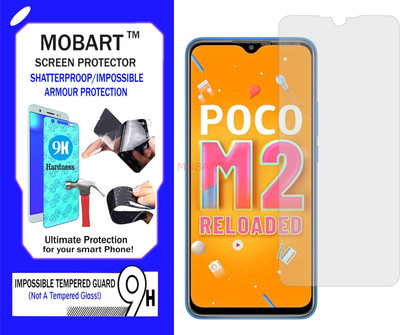 MOBART Impossible Screen Guard for XIAOMI POCO M2 RELOAD MZB0957IN(Pack of 1)