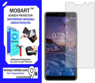 MOBART Impossible Screen Guard for Nokia 7 Plus(Pack of 1)