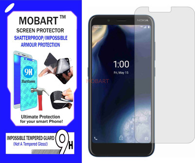 MOBART Impossible Screen Guard for NOKIA 2 V TELLA(Pack of 1)