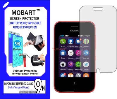 MOBART Impossible Screen Guard for NOKIA ASHA 230(Pack of 1)