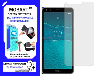 MOBART Impossible Screen Guard for NOKIA C1 2ND EDITION(Pack of 1)