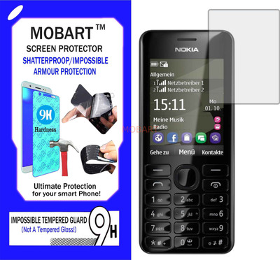 MOBART Impossible Screen Guard for Nokia Asha 206(Pack of 1)