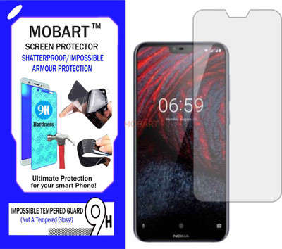 MOBART Impossible Screen Guard for NOKIA X6 6.1 PLUS(Pack of 1)