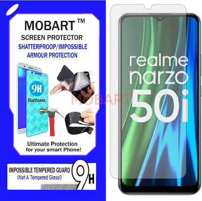 MOBART Impossible Screen Guard for REALME NARZO 50i(Pack of 1)