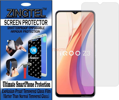 ZINGTEL Impossible Screen Guard for VIVO IQOO Z3 V2073A(Pack of 1)