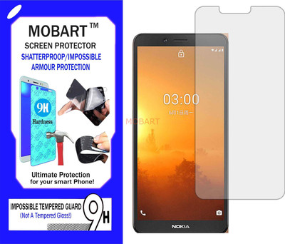 MOBART Impossible Screen Guard for NOKIA C3(Pack of 1)