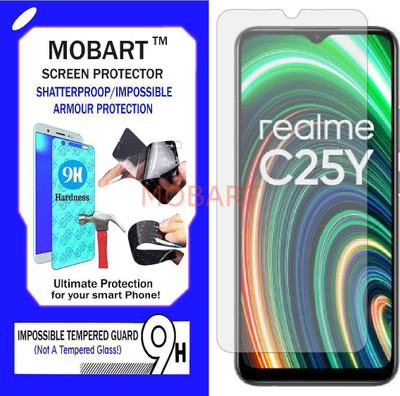 MOBART Impossible Screen Guard for REALME C 25Y(Pack of 1)