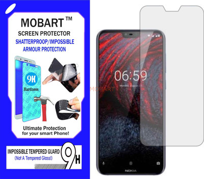 MOBART Impossible Screen Guard for Nokia 6.1 Plus(Pack of 1)