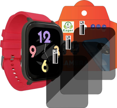 EZGER Screen Guard for ZEBRONICS ZEB-FIT8220CH Smartwatch Screen Guard(Pack of 3)