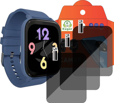 EZGER Screen Guard for ZEBRONICS ZEB-FIT8220CH Smartwatch Screen Guard(Pack of 3)