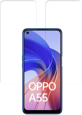 KARTRAY Tempered Glass Guard for Oppo A55(Pack of 2)
