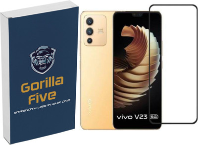 FIVE-O Tempered Glass Guard for : :Vivo V23 5G.(Pack of 2)