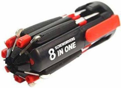 GVJ TRADERS 8IN1-LED Combination Screwdriver Set (Pack of 8) Combination Screwdriver Set(Pack of 1)
