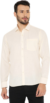 MAHARAJA Men Solid Formal Pink Shirt