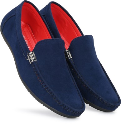 LEEPEETER Loafers For Men(Blue , 9)