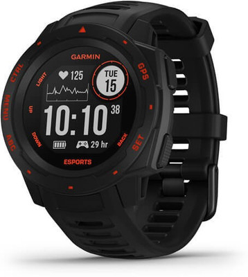 GARMIN Instinct Esports Edition Smartwatch (Black Strap, M)
