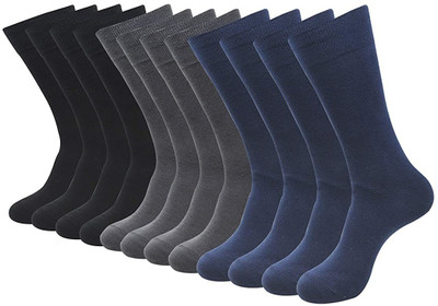 starvis Men Solid Calf Length(Pack of 12)