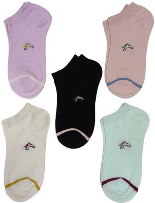 Sting Bee Women Low Cut(Pack of 5)
