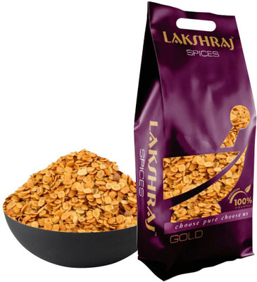 LAKSHRAJ SPICES Roasted split coriander seeds | Dhanadal | Split Coriander Seeds |1 kg (Gold)(2 x 0.5 kg)