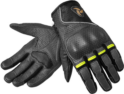 Raida CruiserPro II Motorcycle Riding Gloves(Grey & Hi-viz)