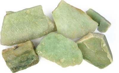 REIKI CRYSTAL PRODUCTS Natural Green Jade Rough Crystal Stone For Reiki /Crystal Healing 100gm Regular Asymmetrical Crystal, Rock Stone(Green 100 g)