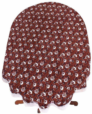 MANUFACTORY Printed 2 Seater Table Cover(Brown, PVC)
