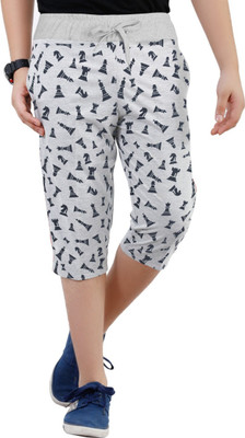 ND FASHION STYLES Printed Men Three Fourths