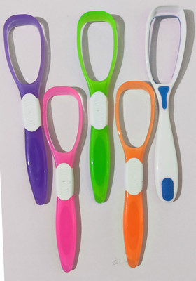 LIMMDO Plastic Tongue Cleaner(Pack of 5)