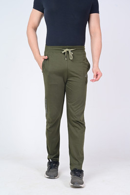 RBL Printed Men Green Track Pants