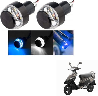 AuTO ADDiCT Front LED Indicator Light for TVS Pep Plus(White, Blue)