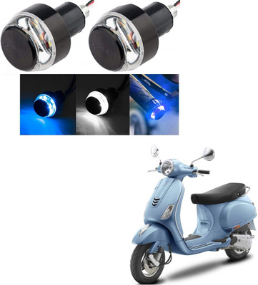 AuTO ADDiCT Front LED Indicator Light for Piaggio SZ X(White, Blue)