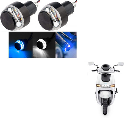 AuTO ADDiCT Front LED Indicator Light for TVS Electra Twin Spark(White, Blue)