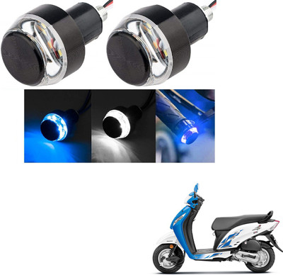 AuTO ADDiCT Front LED Indicator Light for Honda Activa i(White, Blue)