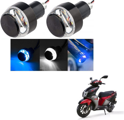 AuTO ADDiCT Front LED Indicator Light for TVS Moto Corp Duet(White, Blue)
