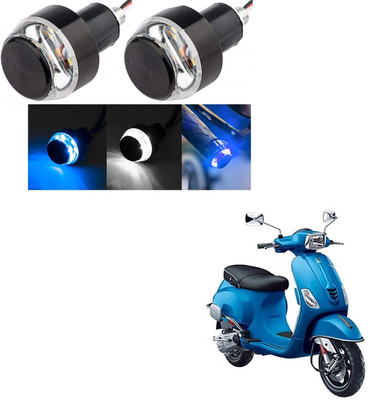 AuTO ADDiCT Front LED Indicator Light for Piaggio SZ X(White, Blue)