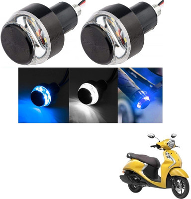 AuTO ADDiCT Front LED Indicator Light for Yamaha Fascino(White, Blue)