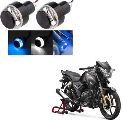 AuTO ADDiCT Front LED Indicator Light for TVS Apache RTR 180(White, Blue)