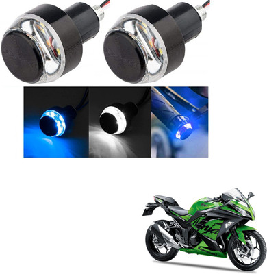 AuTO ADDiCT Front LED Indicator Light for Kawasaki Ninja 250(White, Blue)